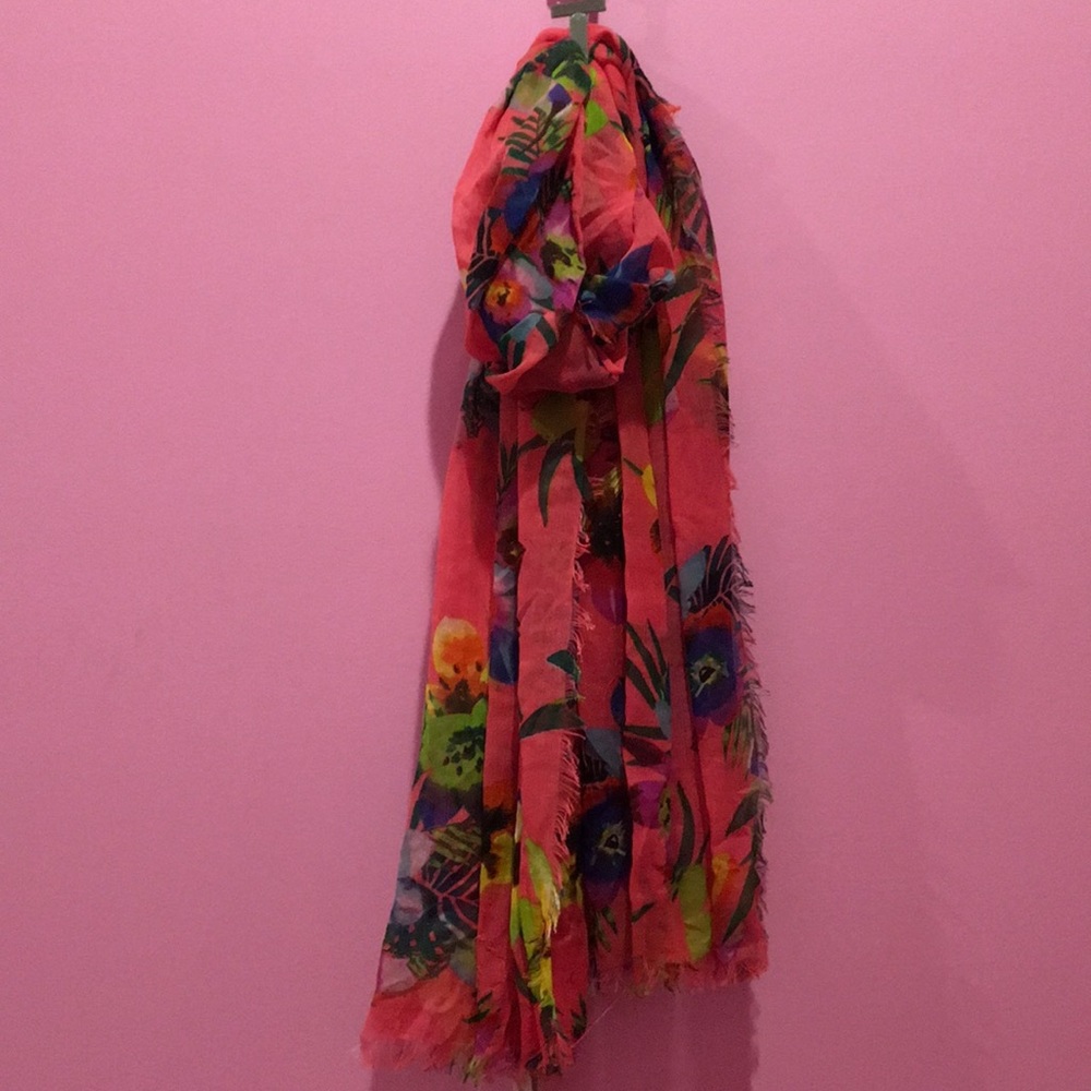 Floral scarf